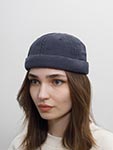 Шапка STETSON арт. 8831101 DOCKER COTTON (темно-синий)